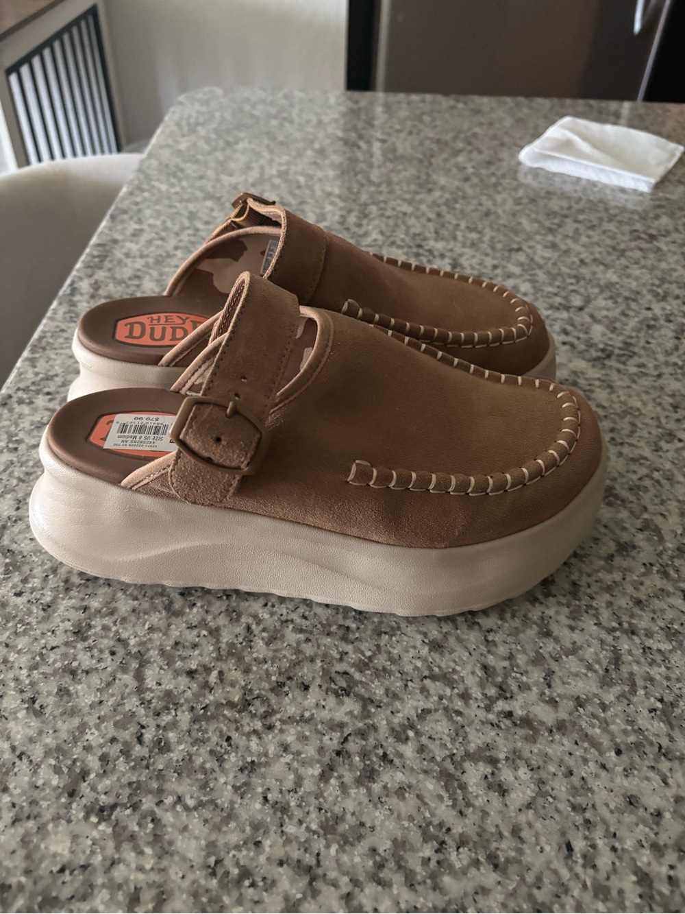 Hey dude Delray Clog Suede